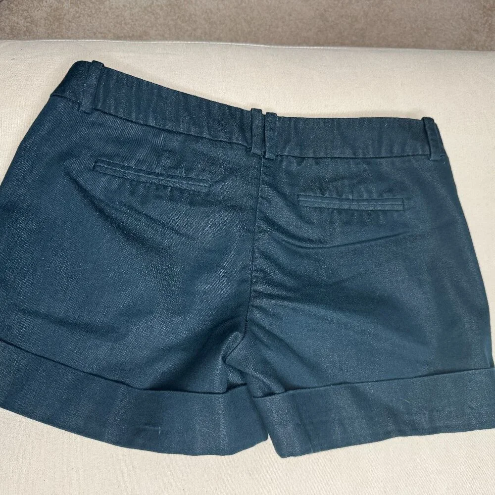 Mossimo Supply Co. Dark Navy Cuffed Women's Shorts